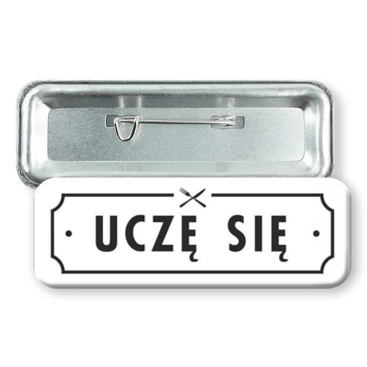 przypinka prostokątUczę się Restauracja
