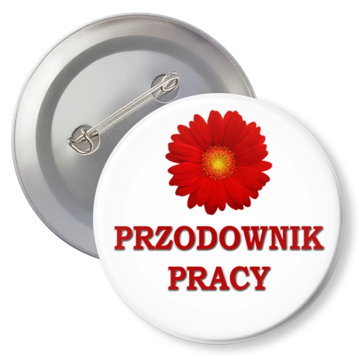 przypinka z agrafką Przodownik pracy