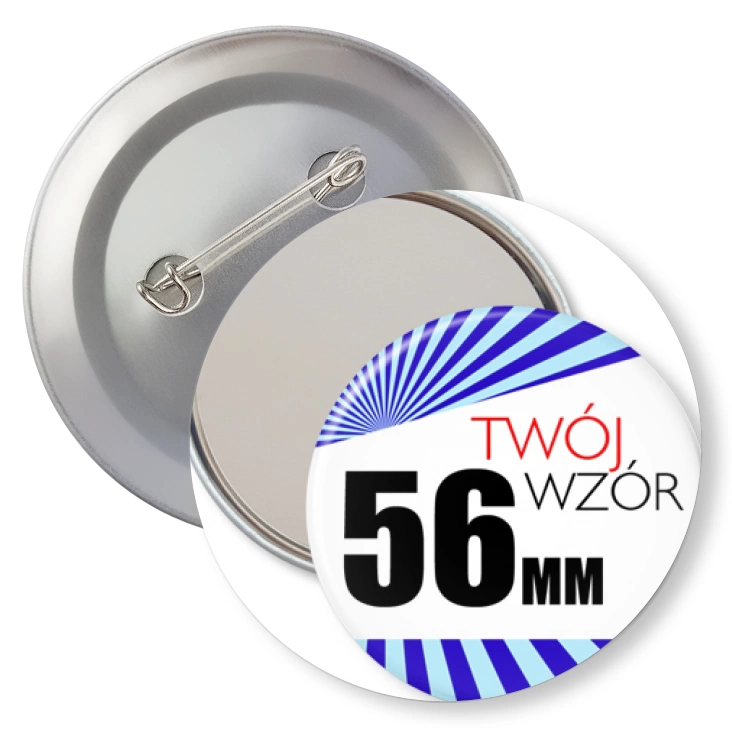przypinkaPrzypinka 56mm lusterko Twój wzór