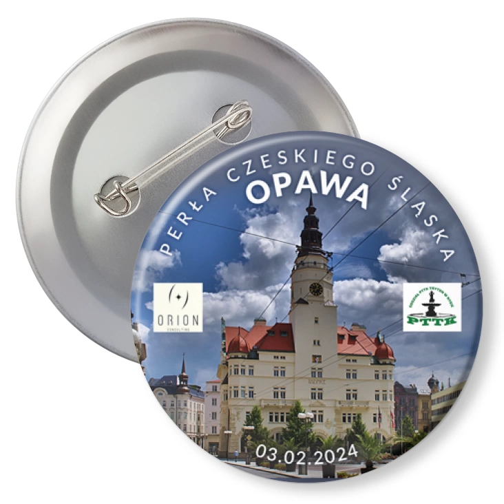 przypinka agrafka PTTK Nysa Opawa 2024