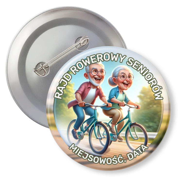 przypinkaRajd rowerowy seniorów