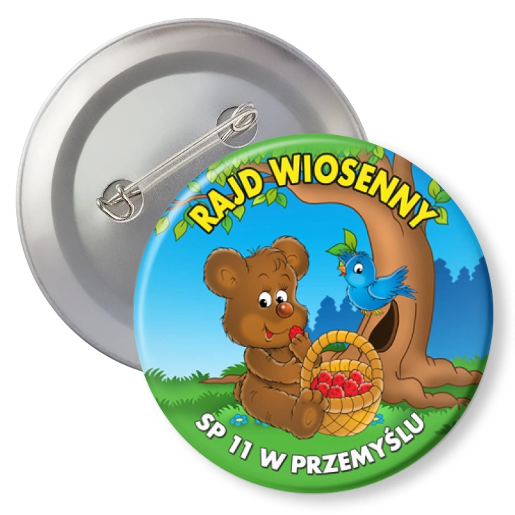 przypinka agrafka Rajd wiosenny SP 11 z Przemyślu