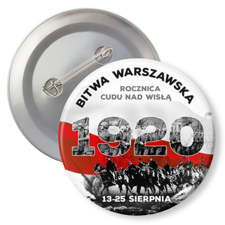 przypinka z agrafką Rocznica Bitwy Warszawskiej 1920