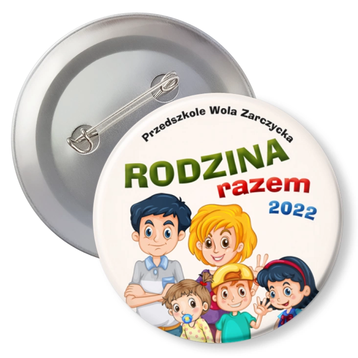 przypinka z agrafką Rodzina Razem 2022