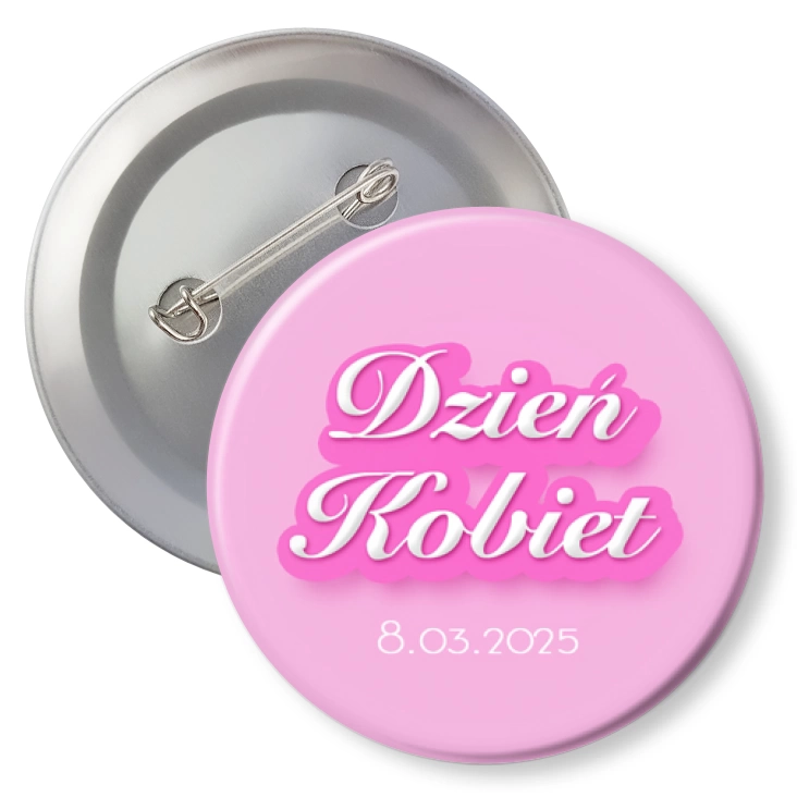 przypinkaRóżowy Dzień Kobiet