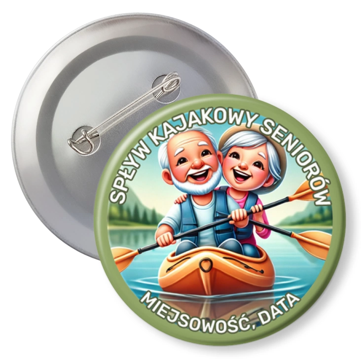 przypinkaSpływ kajakowy seniorów