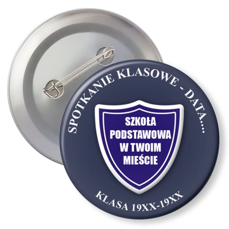 przypinkaSpotkanie klasowe z błękitną tarczą