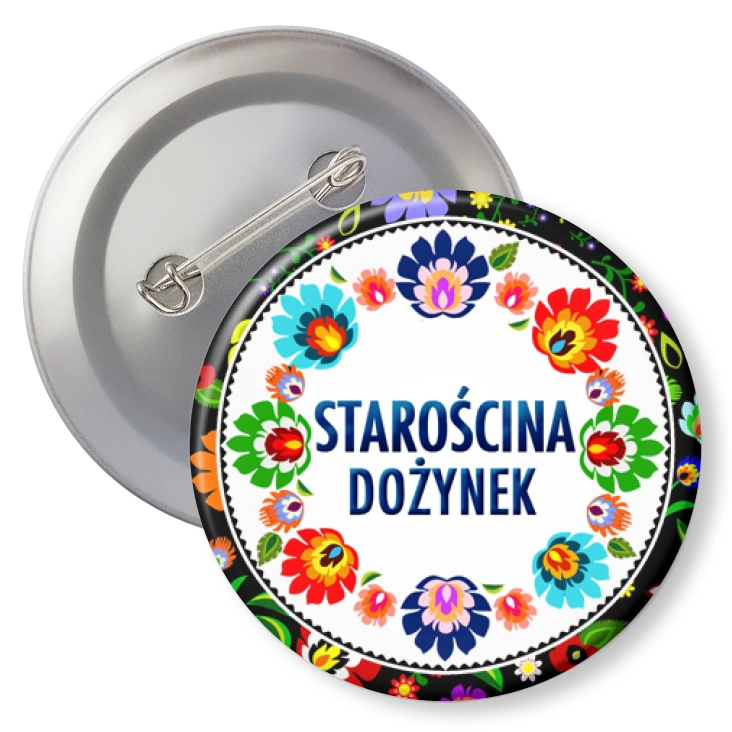 przypinkaStarościna dożynek folklor