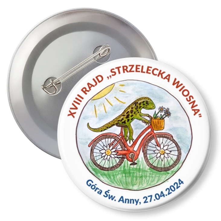 przypinka agrafka Strzelecka wiosna