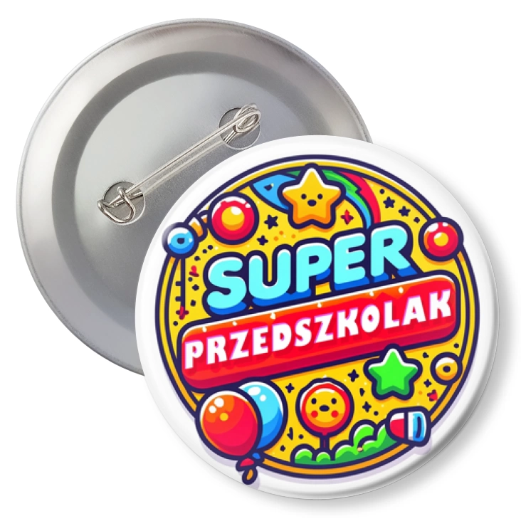 przypinkaSuper Predszkolak na kolorowo