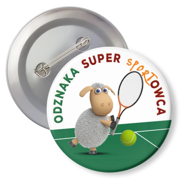 przypinkaOdznaka Super Sportowca tenis