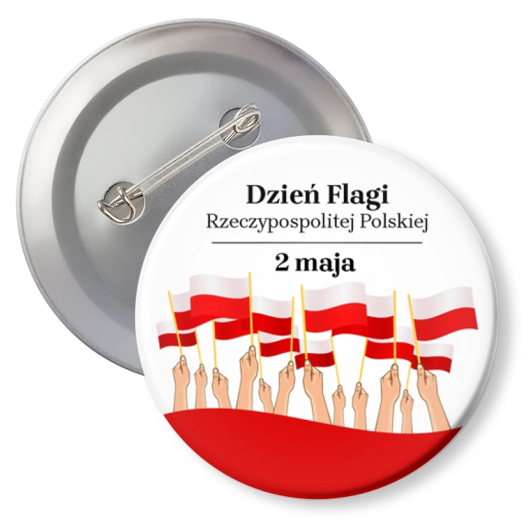 przypinka2 maja Święto Flagi chorągiewki
