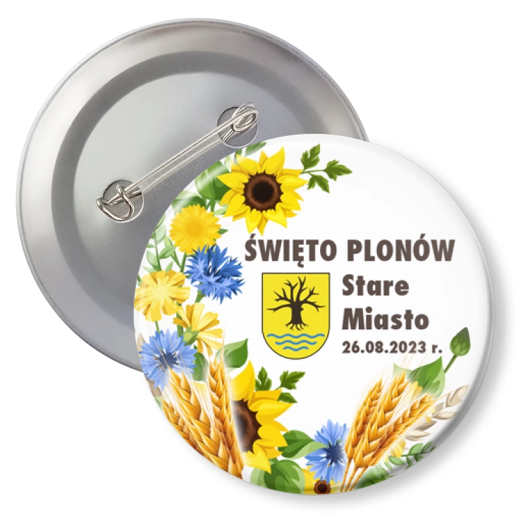 przypinka agrafka Święto Plonów Stare Miasto 2023