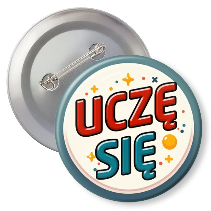przypinkaUczę się kolorowe litery