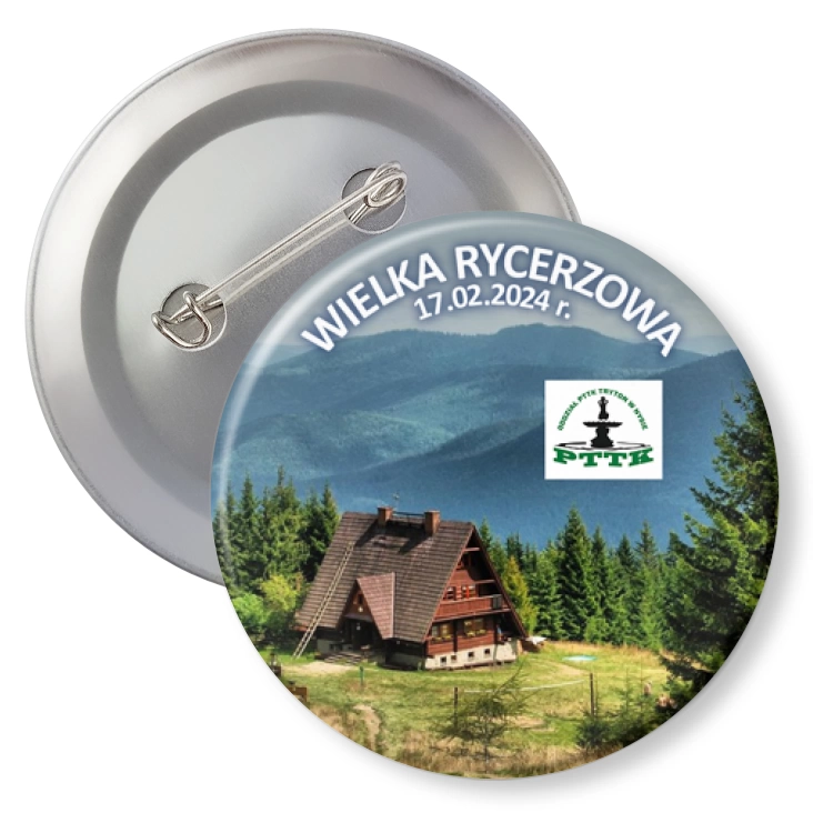 przypinka agrafka Wielka Rycerzowa PTTK Nysa