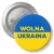 Przypinka z agrafką Wolna Ukraina