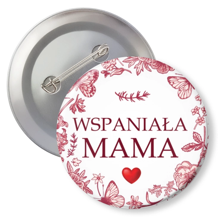przypinkaWspaniała Mama Dzień Matki