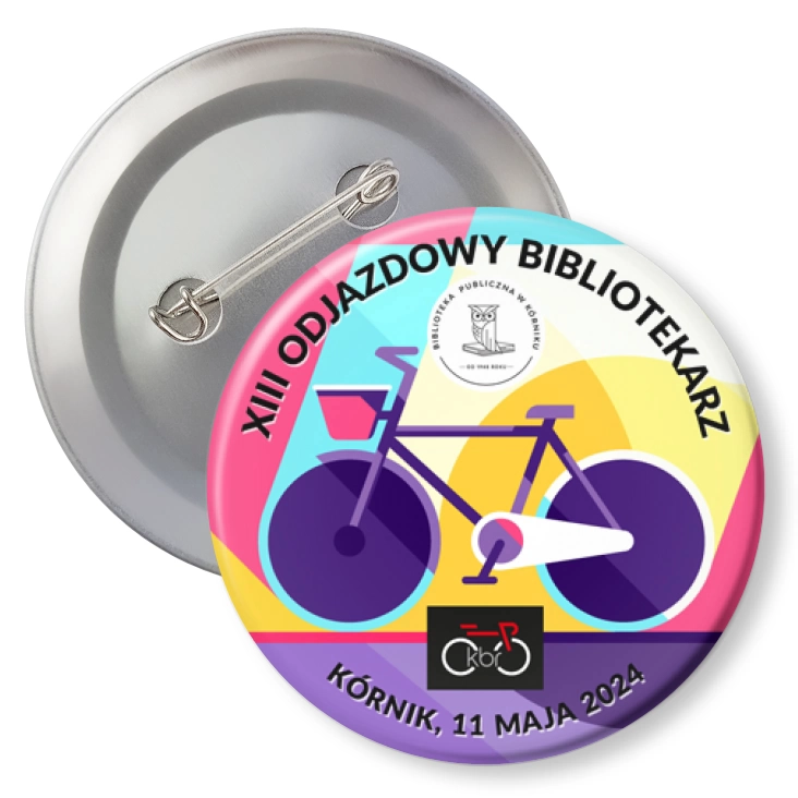 przypinka agrafka XIII Odjazdowy Bibliotekarz