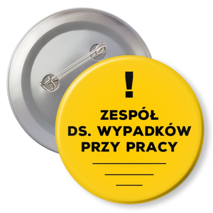 przypinkaZespół ds. wypadków przy pracy