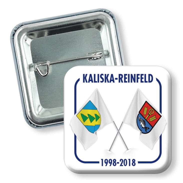 przypinka kwadrat agrafka Kaliska-Reinfeld