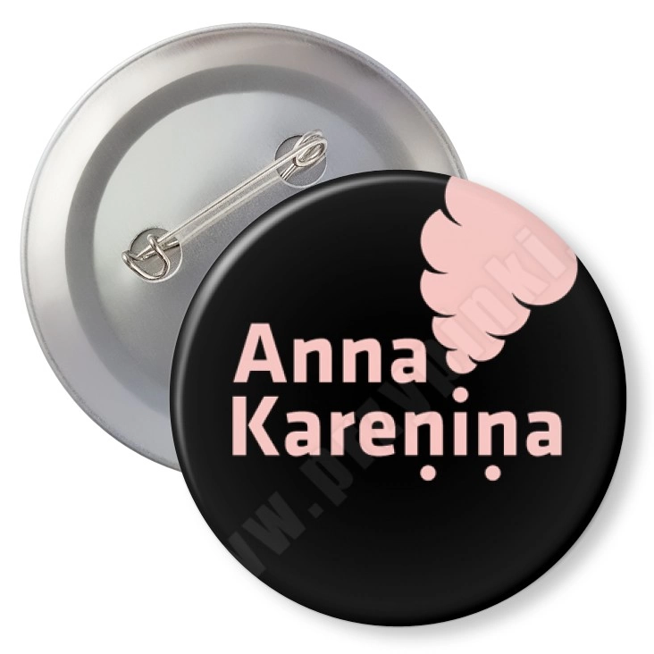 przypinka z agrafką Anna Karenina