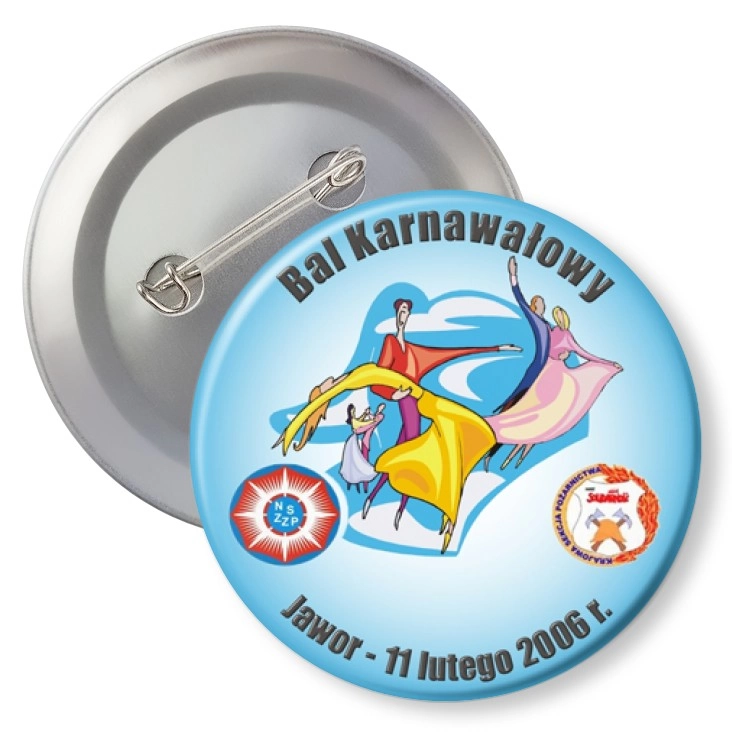 przypinka z agrafką Bal Karnawałowy 2006