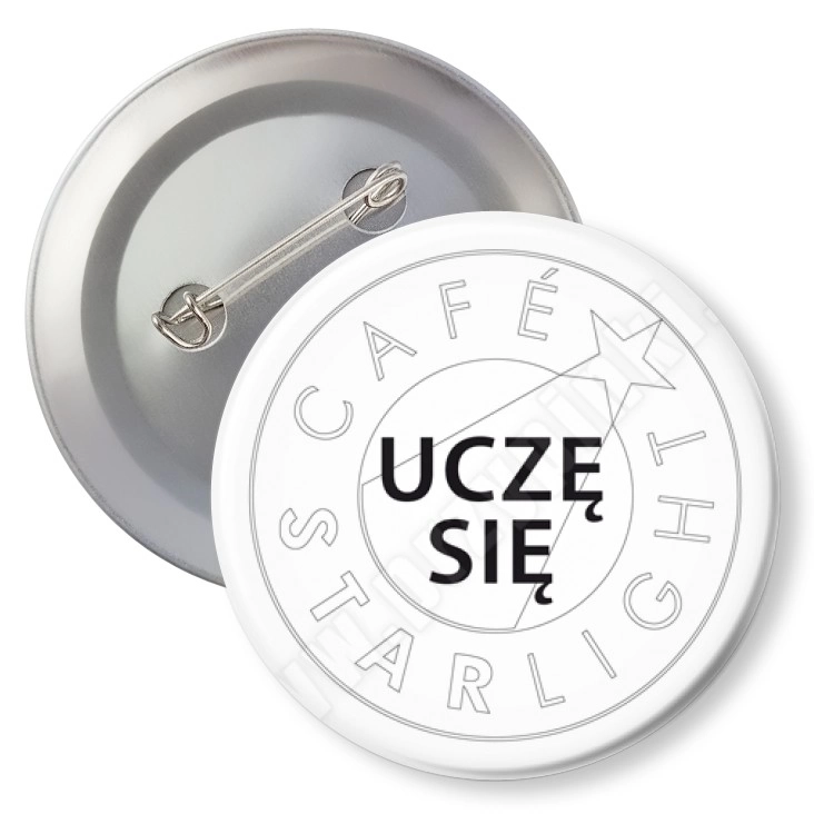 przypinka z agrafką Cafe Starlight