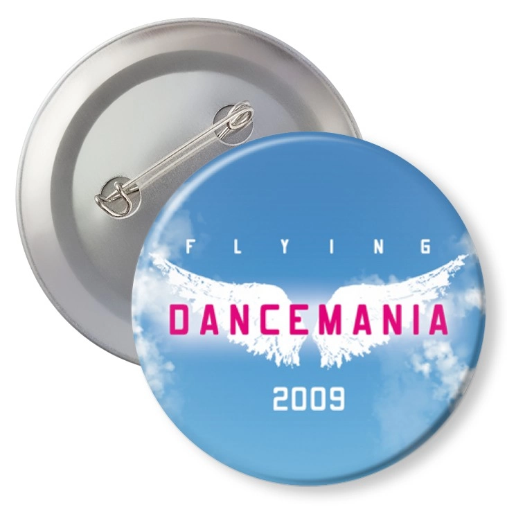 przypinka z agrafką Dancemania 2009
