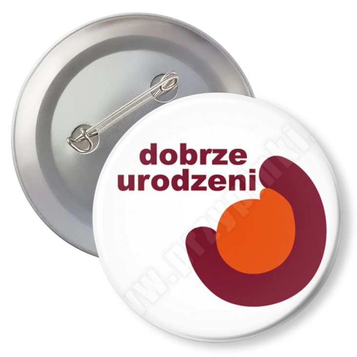 przypinka z agrafką Dobrze urodzeni