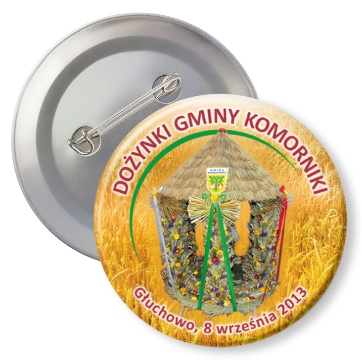 przypinka z agrafką Dożynki Gminy Komorniki 2013