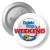Przypinka z agrafką Dzięki Bogu już weekend
