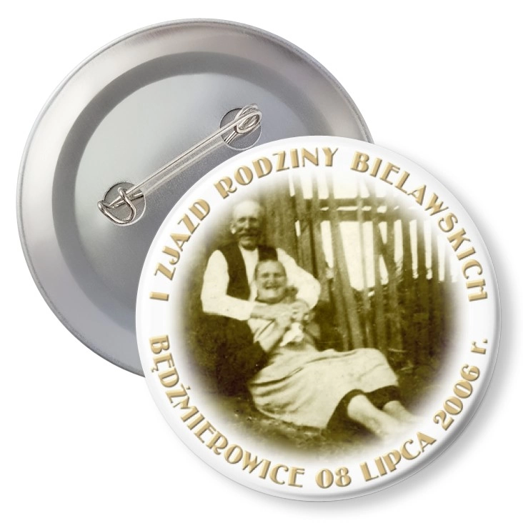 przypinka agrafka I zjazd rodziny Bielawskich