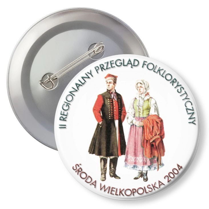 przypinka z agrafką II Regionalny Przegląd Folklorystyczny