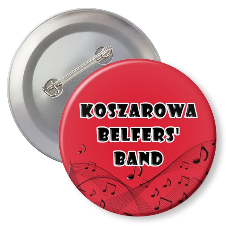 przypinka z agrafką Koszarowa Belfers Band