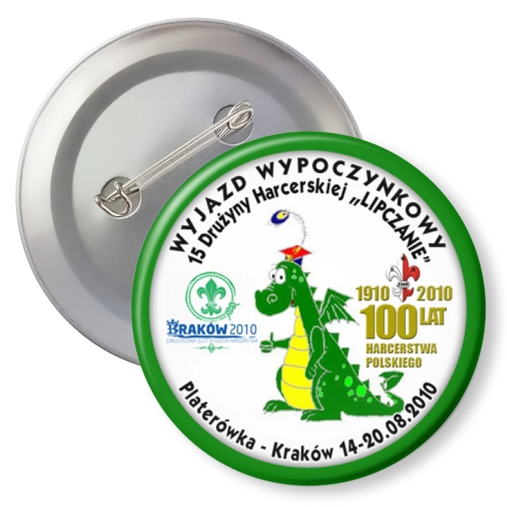 przypinka z agrafką Lipczanie