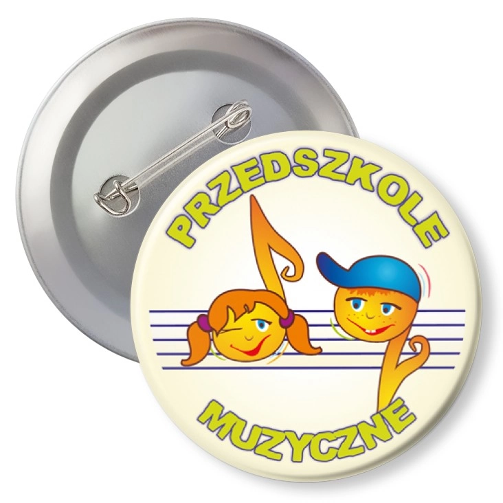 przypinka agrafka Przedszkole Muzyczne