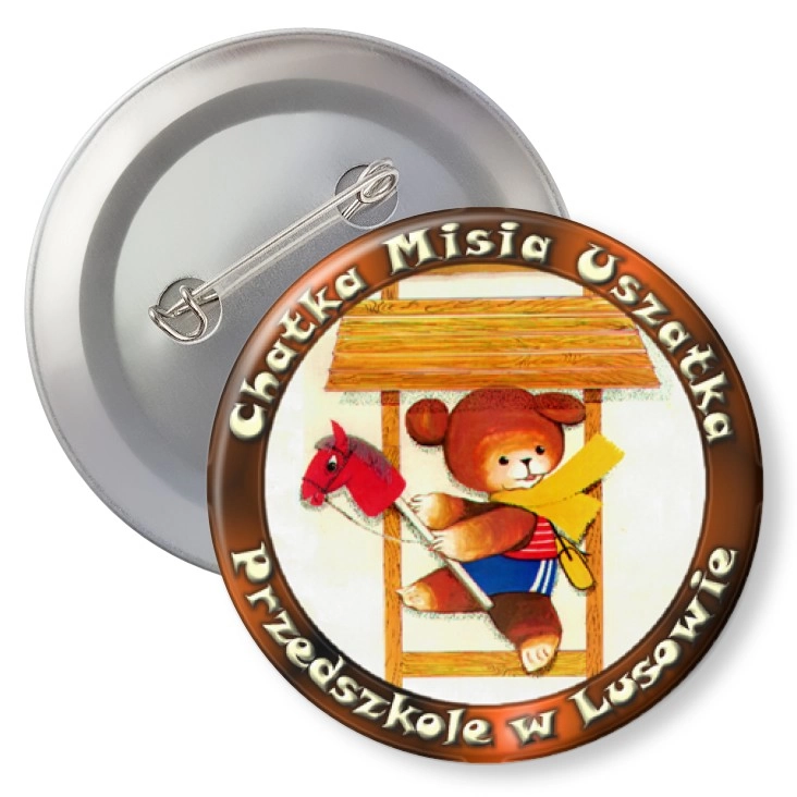 przypinka agrafka Przedszkole w Lusowie