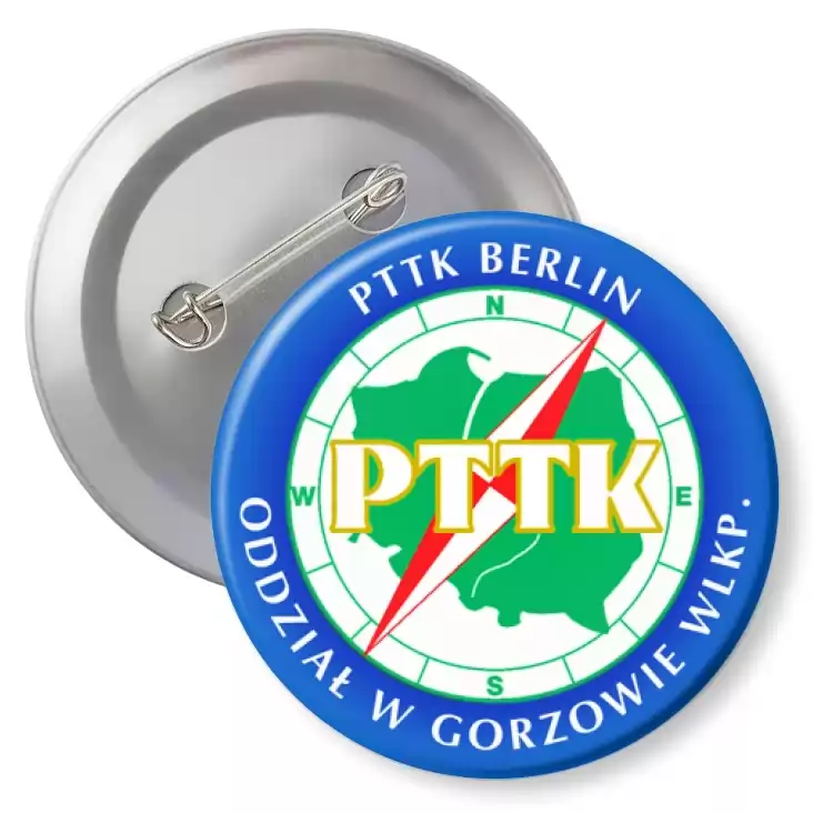 przypinka z agrafką PTTK Berlin w Gorzowie Wlkp.
