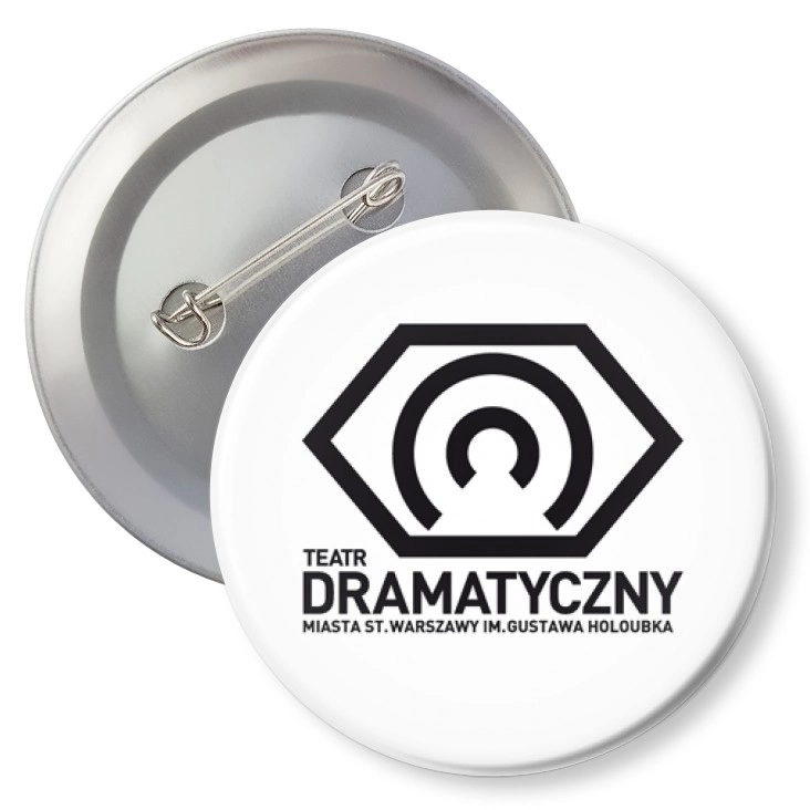 przypinka z agrafką Teatr Dramatyczny A