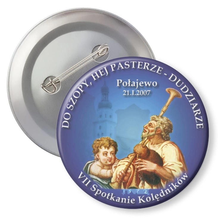 przypinka z agrafką VII Spotkanie Kolędników
