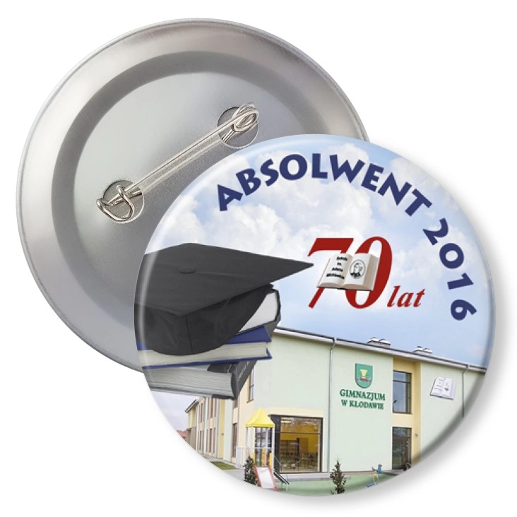 przypinka z agrafką Zjazd Absolwentów