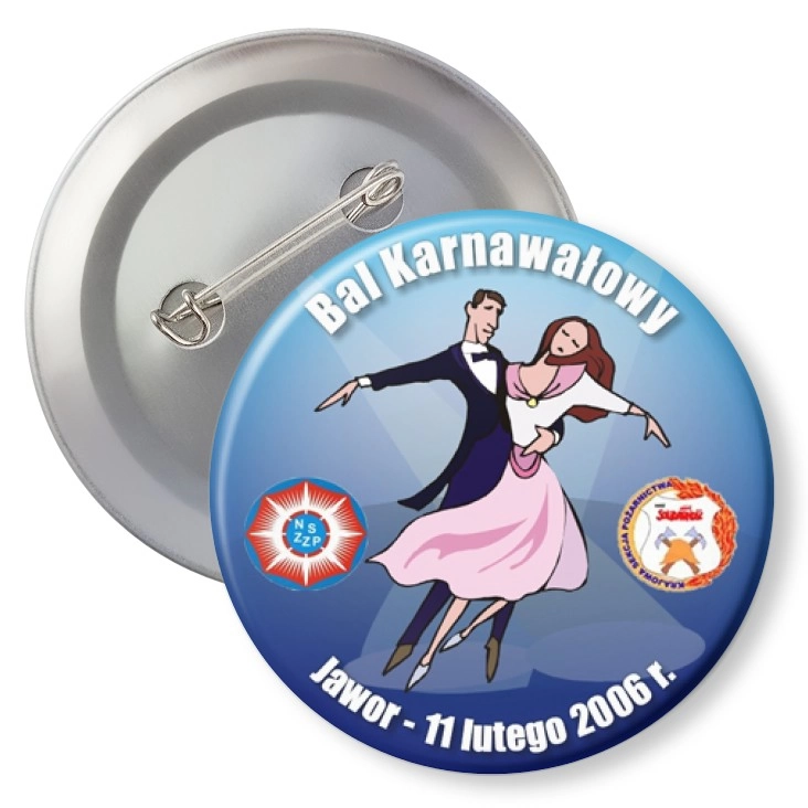przypinka z agrafką Bal Karnawałowy 2006