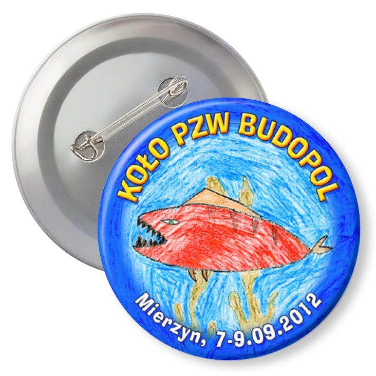 przypinka z agrafką Budopol
