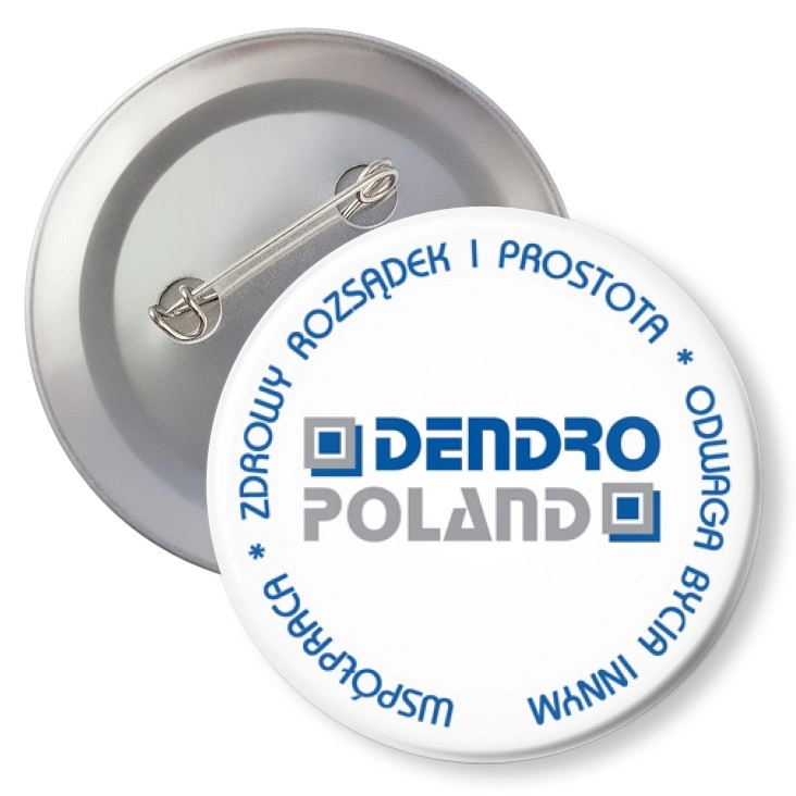 przypinka z agrafką Dendro Poland