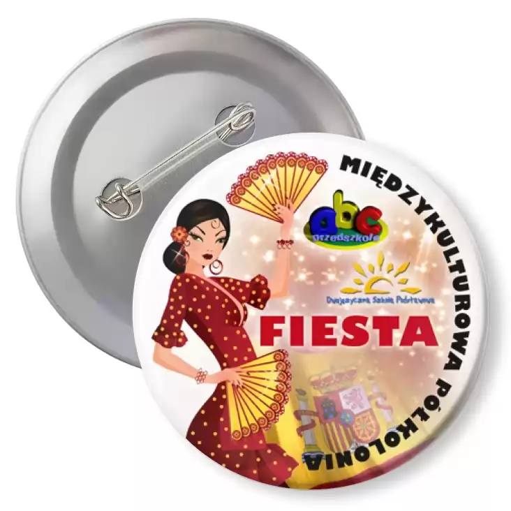 przypinka z agrafką Fiesta