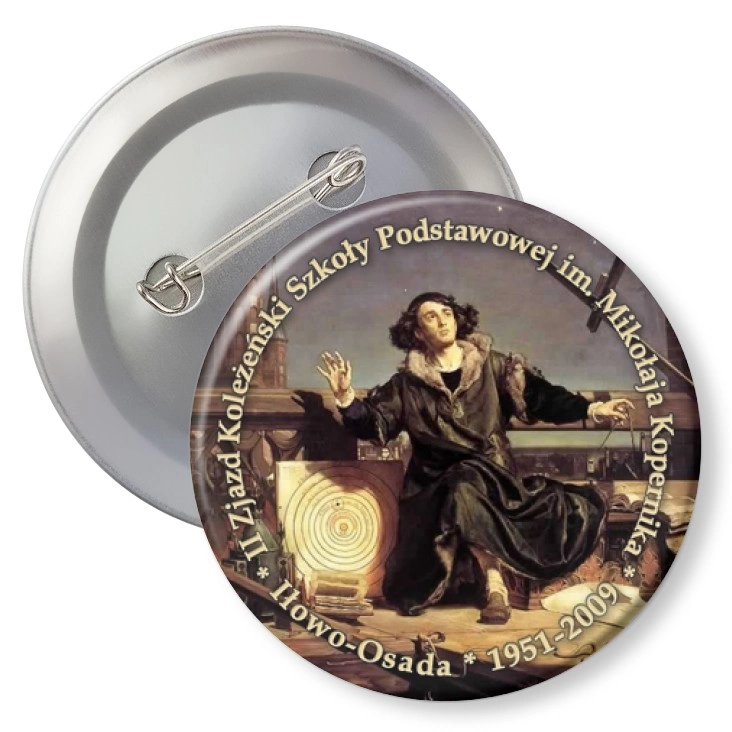 przypinka z agrafką II Zjazd Koleżeński Iłowo 2009