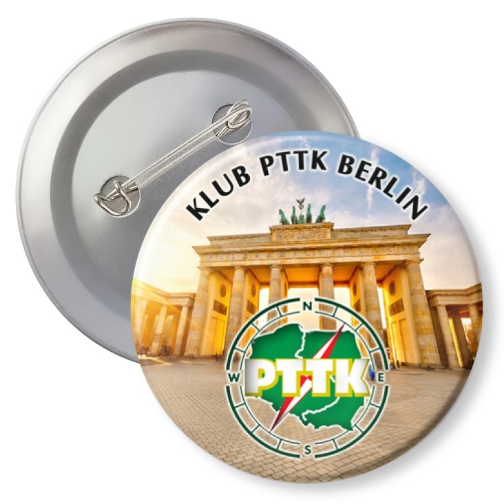 przypinka z agrafką Klub PTTK Berlin