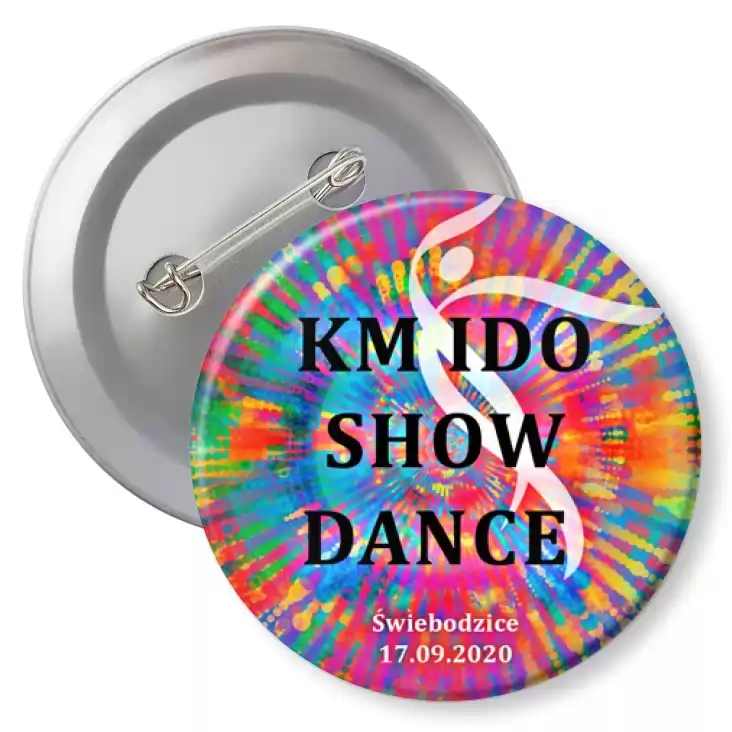 przypinka z agrafką KM IDO Show Dance