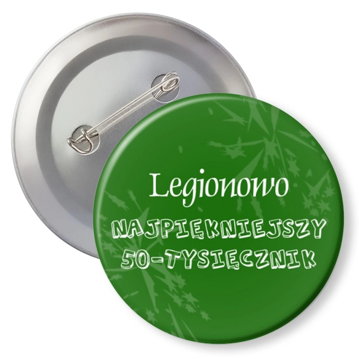 przypinka z agrafką Legionowo 50 tys. E