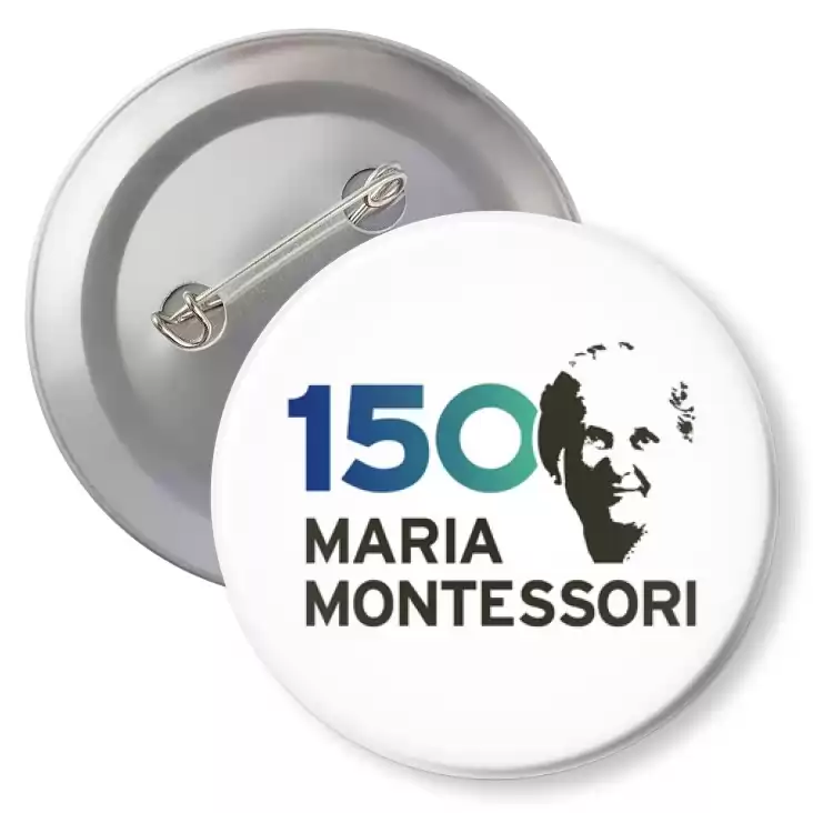 przypinka z agrafką Maria Montessori